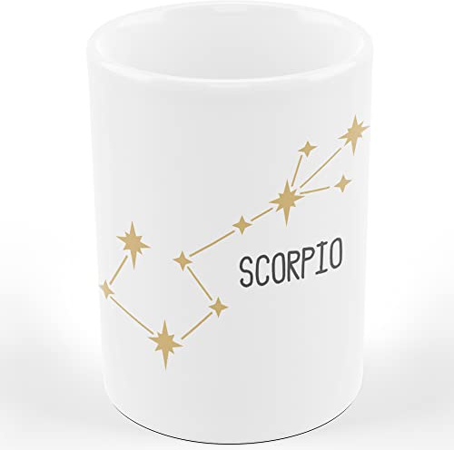 AL PRODUCTION Tazza Scorpione - Segno Zodiacale -Idee Regali Divertenti e Originali -Tazze di caffè eTè