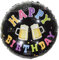 Beer Glass Round Foil Balloon, 45cm