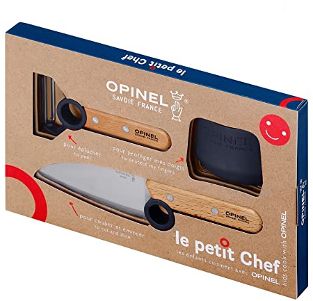 Coffret Le Petit Chef Bois Bleu Opinel