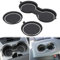 Auovo Car 3D Coaster Custom Fit for Tesla Model 3 2017-2023 Interior Accessories 2020-2023 Model Y Silicone Cup Holder Coasters Inserts (White, 3 pcs)