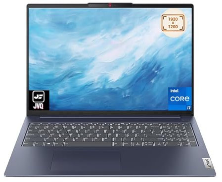 lenovo IdeaPad Slim 5 16 FHD (1920x1200) IPS Touchscreen Laptop, Processore Intel i7-1355U 10-Core, Grafica Intel Iris Xe, 16GB LPDDR5 4TB SSD, Tastiera retroilluminata, Impronta digitale, Wi-Fi 6,