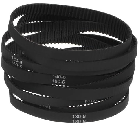 QUARKZMAN 10Stk 2GT Gummi Zahnriemen Gürtel Geschlossene Schleife Gummibänder 180-2GT-6 6mm Breite x 180mm Länge 3D Drucker Zahnriemen Gummizahnriemen Keilriemen Antriebsriemen