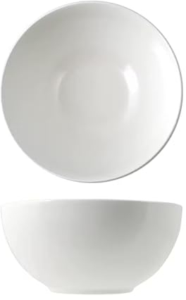 Kasahome Set 2 Tazze Mug da colazione per latte e cereali - Tazzone in Ceramica Bianca - Ciotola multiuso Coppette per aperitivo da 500 ml
