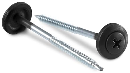 Onduline Dachschrauben selbstschneidend, schwarz 100 Stück 3,9x60+3-16mm (1530)