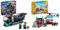 LEGO City La Voiture de Course et Le Camion de Transport de Voitures, Jeu de Construction & Creator 3-en-1 Le Camion Remorque avec Hélicoptère, Set de Véhicules avec Jouet d'Hélicoptère