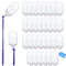 30PCS Duster Refills Compatible with Swiffer, Microfiber Fluffy Dusters Refills with Extender Handle and 270° Short Handle, Disposable Heavy Duty Electrostatic Duster for Home and Car Cleaning