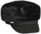 Seeberger Faux Fur Elbsegler Ballonmütze Schirmmütze Elbseglermütze Baker-Boy-Mütze (One Size - schwarz)