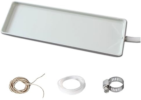 Climatizzatore A Muro Bacinella di Scarico con Tubo Flessibile, Vaschetta di Raccolta Della Condensa, Raccogli Condensa, Accessori per Condizionatore D'aria(91 * 24cm/36 * 9.5in)