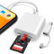 BKYMPR Lettore di schede SD per iPhone, iPad, Lightening & USB-C Dual Connector Memory SD Card, supporto schede SD/MicroSD, fotocamera digitale ad alta velocità Trail Game a iPhone Viewer, Plug and