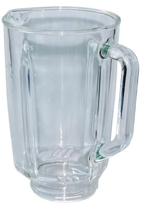 Stir The Vessel Blender Jar Glass Cup,Compatible for Philips,for HR2095 HR2093 HR2096 HR2195 HR2196 Blender Spare Parts Accessories Replacement(2pcs)