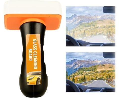 Oil Film Cleaning Brush, 100 ml Cleaner Concentrate, Car Cleaner for Front and Side , for Saloons, SUVs, Minivans, Pickups, Motorhomes and Vehicles