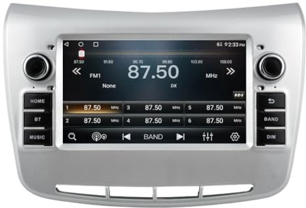 Autoradio da 7 pollici per Lancia Delta 2009-2019 Android 15 Carplay Navigation Radio Car Multimedia Video Player Touch Screen Bluetooth GPS WiFi Android Auto (4 Core 2+32GB)
