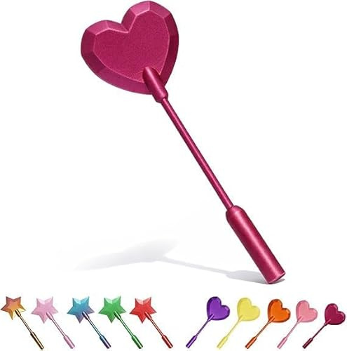 Wand Tap to Pay Baguette Magique Imprimée en 3D pour Paiement sans Contact Porte-carte de Crédit Forme de Baguette Portable Et Fonctionnel pour Enfantt, Fan De Cosplay, Magicien (Rose Rouge, Cœur)
