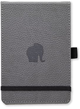 Dingbats* - Tierwelt Reporter Notizbuch A6 Blanko - Hardcover PU Leder Journal für Arbeit, Reisen - Elastischer Verschluss, Stifthalter, Lesezeiche