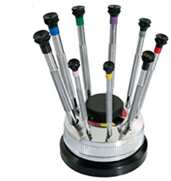 Boley Assortiment de tournevis Bontech sur socle rotatif