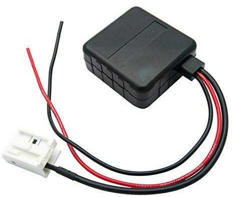 Module Bluetooth de Voiture, Riloer E60 Radio Stéréo Adaptateur de câble Aux Mini Bluetooth Kit de Voiture Récepteur Adaptateur o Filtre Pièces Radio avec Filtre Entrée o sans Fil