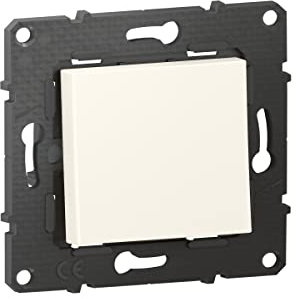 legrand BTAL01DD Schalter oder Wechselschalter Alège 10 A mit Anschluss an automatische Klemmen - Schnee-BTAL01DD, Schnee