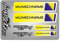 4er Set Aufkleber mit Fahne Flagge und wahlweise Name Sticker für Auto Fahrrad Motorrad Roller Helm im Rallye Racing Design R156 (04 Bosnien und Herzegowina, Mit Wunschname)