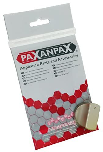 Paxanpax Compatible Silver Oven Knob for Indesit 'Hot-Ari IX' FH83IXAGS, KSOS89PXS, SD33X, SH51XS, DD53X Type