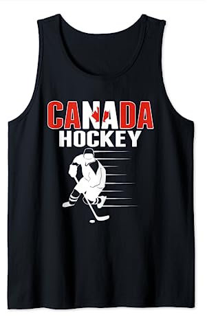 Canada Ice Hockey Fans Trikot – Support Canadian Hockey Team Tank Top
