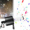 AADECOR CO2 Cannon Confetti Machine Handheld 7 Farben LED Konfetti Blaster Gun Professioneller Konfettiwerfer für Konzerte, Partys, Club, Hochzeit, Theater
