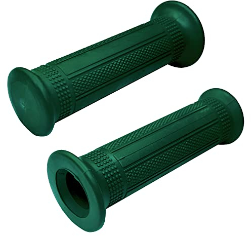 cyclingcolors motorrad lenkergriffe griffe 22mm (7/8) 24mm (1) universal roller moped anti-rutsch motorradgriffe gummi (grün)