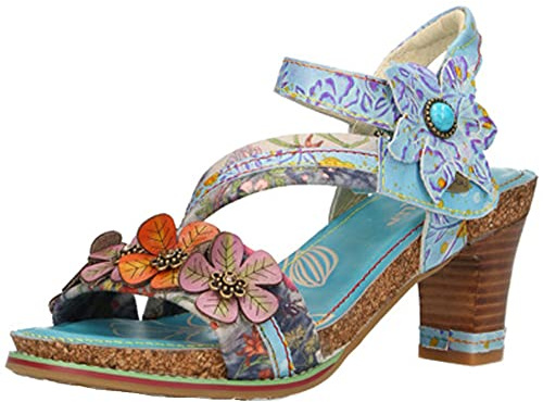 Laura Vita Noao Noao 02 turghoise turghoise Leder Leder Blau (turghoise), 38