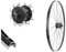 Bärwinkels Vorderrad 28 schwarz Hohlkammerfelge mit Shimano DH-C30003 Nexus Nabendynamo 622-19 3 Watt