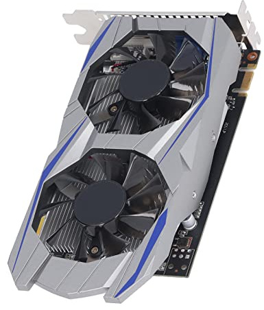 GTX550TI Gaming Graphics Card, DVI VGA HDMI Computer Video Card, Dual Fans 2GB GDDR5 128BIT 4K HDR Low Noise Graphics Card