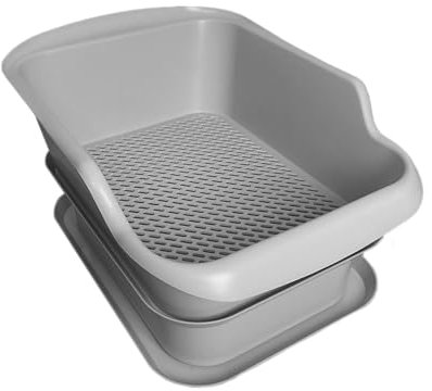 Mr. Catman Mr Catman Wood & Pine Pellet Cat Sifting Litter Box Kitty Litter System, Sifter Pan & Extra-Large 7-Day Waste Storage Tray - Less Tracking, Easy Clean, Non-Stick, Odor Control, Anti-Leakage