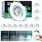 Shine Decor Spot LED Encastrable, Blanc Froid 6000K Spot LED Dimmable, Spot Salle de Bain,Spot Dimmable LED,Spot à LED Pour Plafond, Lumières Encastrées à LED Pour Chambre à Coucher Cuisine, Lot de 10