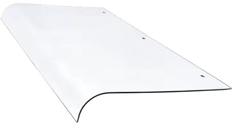Balkon Überdachung Freistehend, Balkonüberdachung Wetterfest Vordach Haustürvordach, Markise Terrassenüberdachung Regen Schneeschutz, Hohe Lichtdurchlässigkeit(Color:Transparent,Size:500 * 800mm)