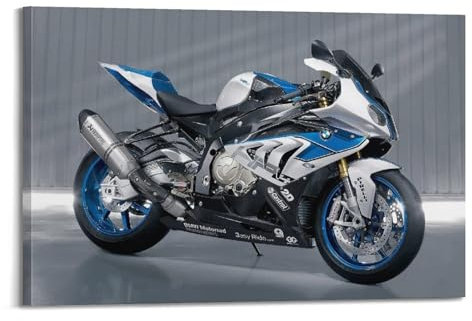 WZKTCL Rennmotorrad-Poster S1000RR, Sportbike-Superbike-Poster, dekoratives Gemälde, Leinwand, Wandposter und Kunstdruck, moderne Familienschlafzimmer-Dekoration, Poster, 20 x 30 cm