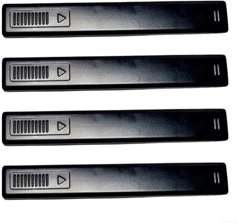 EXTRWORY 4 Stück Dachträgerstangenloch oben geformte Klemmabdeckung Ersatz Clip Abdeckung für Swift Dachträger, ABS Material