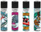 Clipper Feuerzeuge Winter Sports 4 (4er Set)