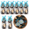 Nuanchu 8 Pack Potpourri Bags Rose Scented Potpourri Dried Flowers Potpourri Bowl Filler Home Fragrance Decor for Home and Office Fragrance Summer Sea Vase Decoration, 140 Grams Each (Blue)
