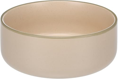 Flamingo Gamelle pour la Nourriture et l'eau Lado Beige – 1500ml – pour Chien ou Chat | en Mélamine Résistante, Antidérapante et Facile à Nettoyer