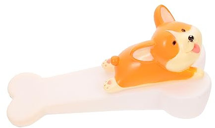 SHOWERORO Lovely Door Wedge Animals Door Stopper Cartoon Cat Grey Decorative Doorstop for Living Boy Girl Safety