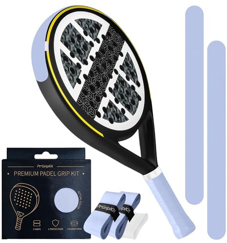 Overgrip y Protector para Pala de Pádel – Set de Grips, Anillo y Protectores Colores Pastel – Accesorios para Raquetas- Compatible con Pádel y Tenis – PT·GripKit