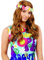 Fun Shack Hippie Perücke Damen, Perücke Hippie Damen, Flower Power Perücke Damen, 70er Jahre Perücke Damen, Perücke 70er Jahre Damen, 70er Perücke Damen, Hippie Perücken, Perrücke 80er