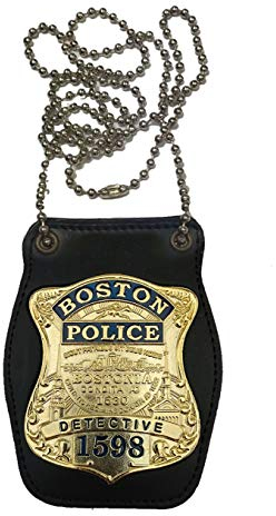 Holder Badge Boston Police