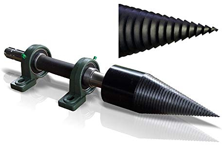 LT100 VITE CONICA SPACCALEGNA (PTU) ROTATIVA PER TRATTORE DIAMETRO Ø100 mm CON ALBERO