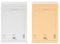 officeking 200 Luftpolstertaschen G/7 | 250 x 350 mm (100 Stück in Braun und 100 Stück in Weiß) - Luftpolster Verpackung Polsterumschläge Briefumschläge gepolstert