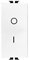 LineteckLED -LNT 502B- Serie Completa Materiale Elettrico Fai da Te- Interruttore Bianco Bipolare 16A 250Vac Compatibile matix