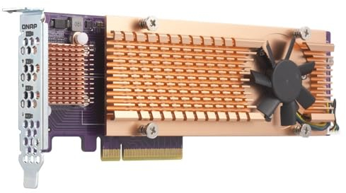 QNAP QM2-4P-384 Schnittstellenkarte und interner PCIe-Schnittstellenadapter