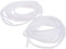 Othmro Spiral Wire Wrap Cable Wrap Cord 6mm/0.24 Diameter 14-15m Length White PE Polyethylene Tubing for Computer Cable 1PCS