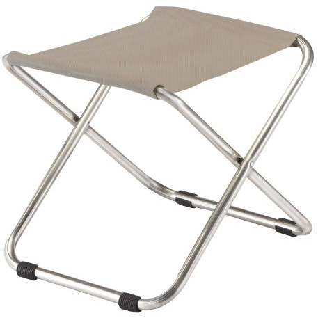 fiam Chico Hocker. Aluminiumrahmen, Texilsitz in Taupe Farbe 028TXTA