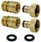 Gartenschlauch Quick Connect Fittings 3/4 GHT Messing massiv männlich & weiblich