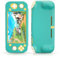 Coque en Silicone pour Nintendo Switch Lite, Coque en Caoutchouc Souple pour Switch Lite avec Protecteur d'écran en Verre trempé et 6 poignées pour Les Pouces - Turquoise