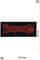 Wednesday 13 Glam Metal Und Horrorpunk Aufnäher Besticktes Patch zum Aufbügeln Applique